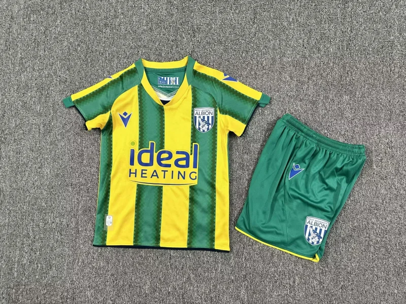 2025/2026 West Bromwich Albion Away Football Shirt Kids Size 1:1 Thai Quality