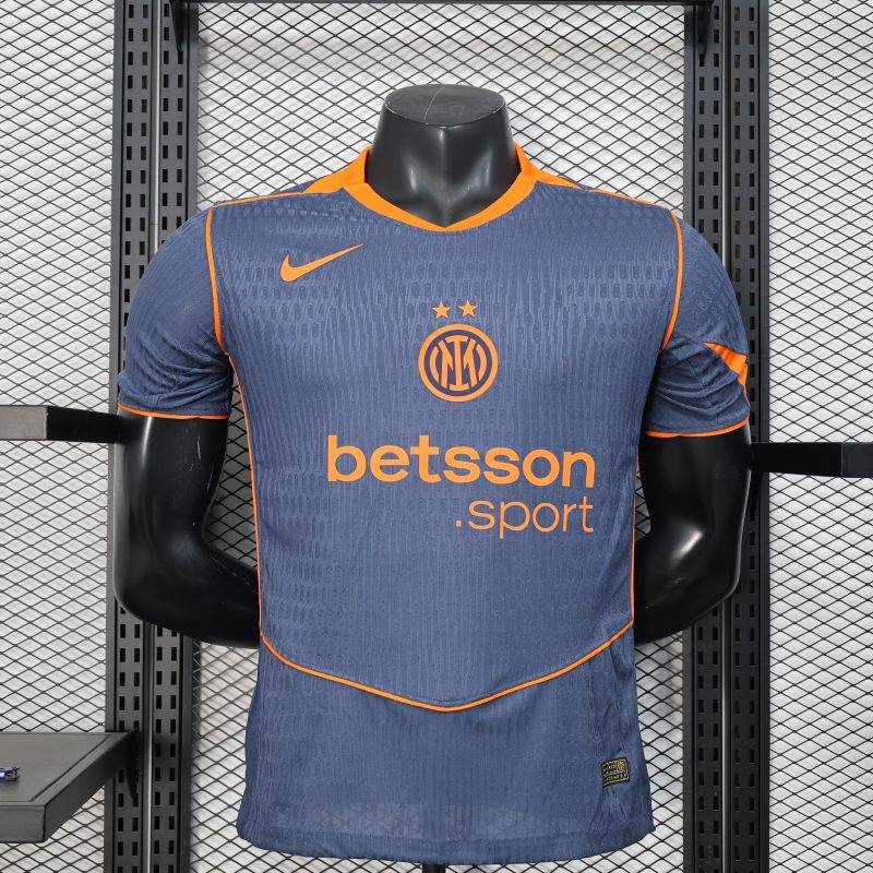 0c5a9342ecc0a8f5fcd8b12145e6d2be 2025/2026 Player Version Inter Milan Third Away Football Shirt 1:1 Thai Quality