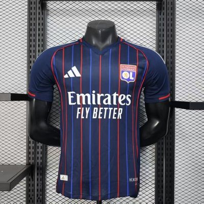 2025/2026 Player Version Lyon Away Football Shirt 1:1 Thai Quality