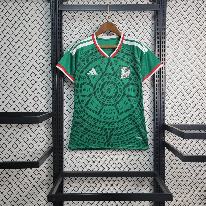 103b7b9604b1cfdad48d297210f4fb5a 2026 Women Mexico Home Football Shirt 1:1 Thai Quality