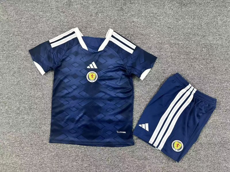 2026 Scotland Home Football Shirt Kids Size 1:1 Thai Quality