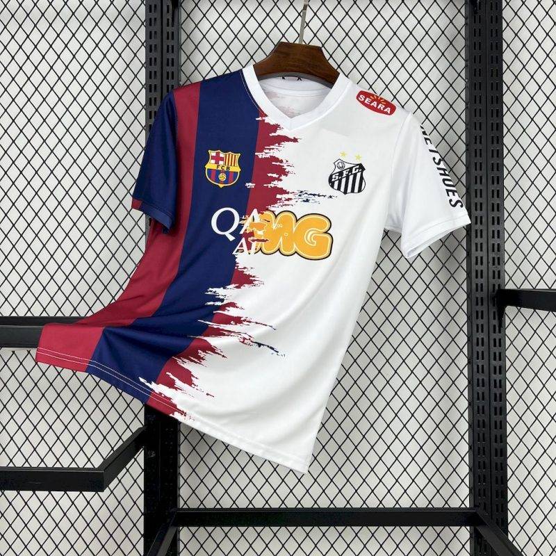 1175e16d20150cef2ae0b3747639e41f 2025/2026 Barcelona/Santos Special Edition Football Shirt 1:1 Thai Quality