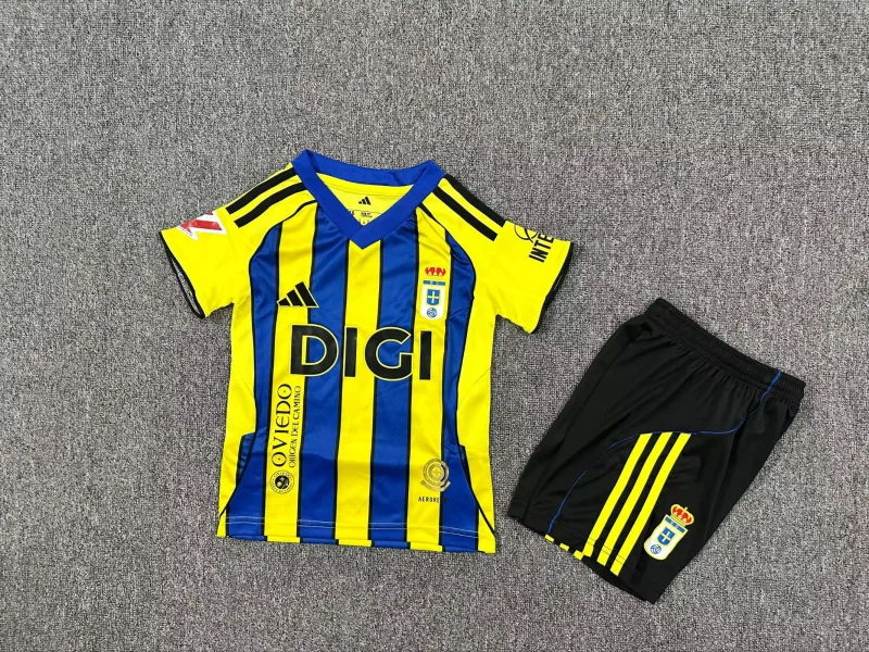 16da7cb3941a1cccc4ff1f74c3b393b0 2025/2026 Real Oviedo Vetusta Away Football Shirt Kids Size 1:1 Thai Quality