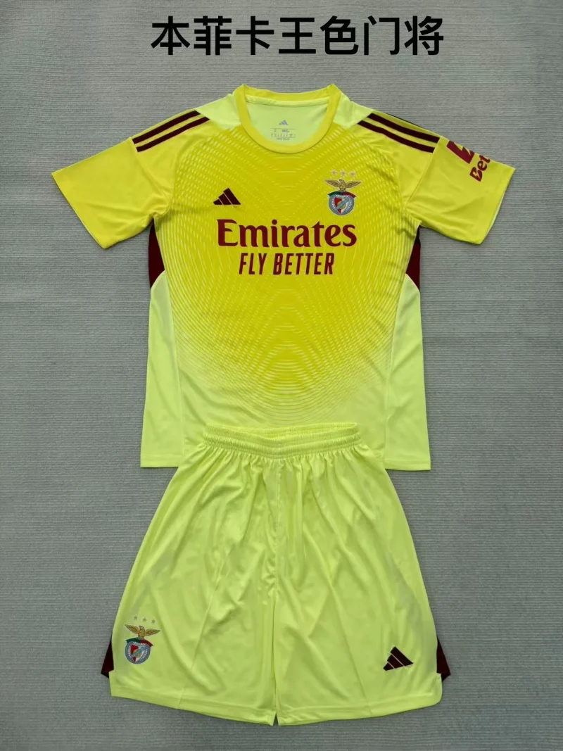 2025/2026 Benfica Goalkeeper Football Shirt Kids Size 1:1 Thai Quality