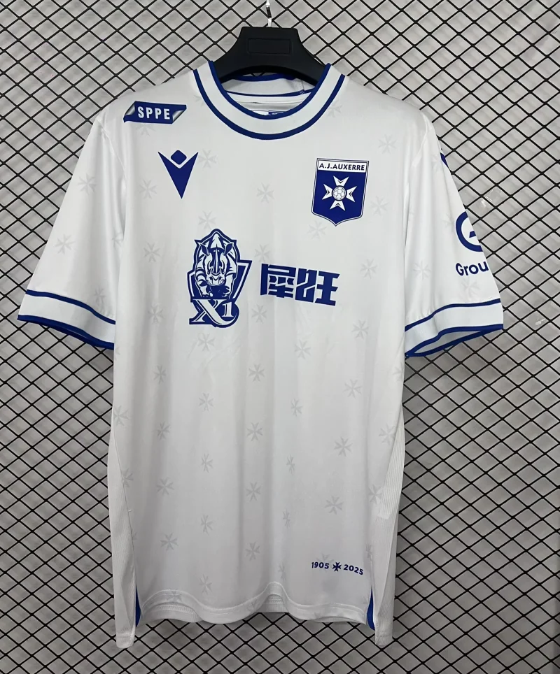 1f1c43cfdd17c89f35418175956d792c 2025/2026 AJ Auxerre Home Football Shirt 1:1 Thai Quality