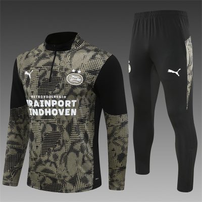 25/26 Eindhoven Half-Pull Training Suit Football 1:1 Thai Quality Set
