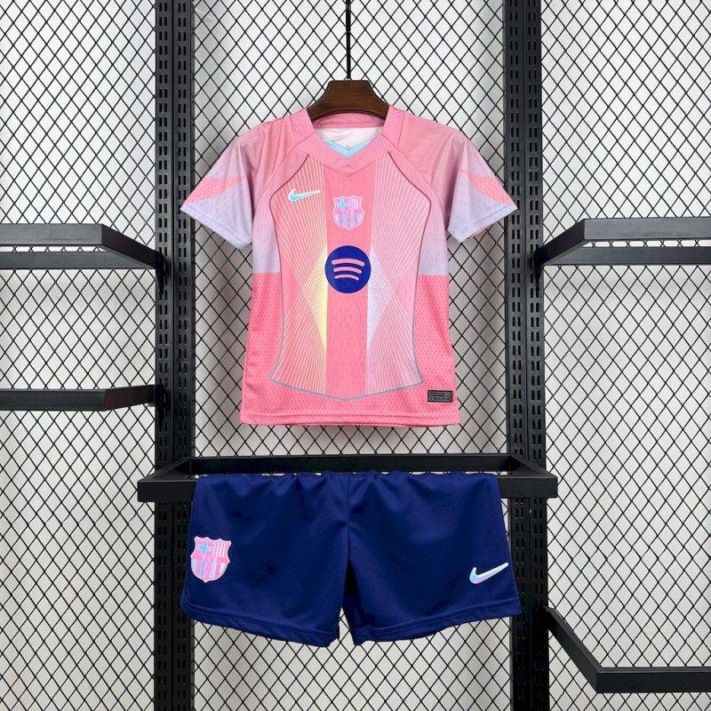 2e722527e7a131744e4308ab10b238e7 2025/2026 Barcelona Special Edition Football Shirt Kids Size 1:1 Thai Quality