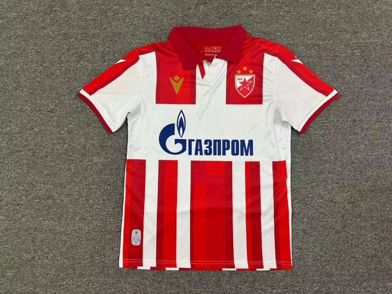 302df341294411d2ee26494fa92a8471 2025/2026 Red Star Belgrade Home Football Shirt 1:1 Thai Quality