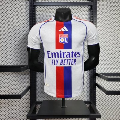 2025/2026 Player Version Lyon Home Football Shirt 1:1 Thai Quality
