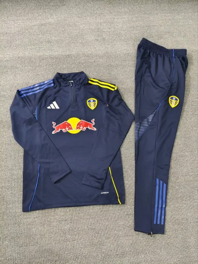2025/2026 Leeds United Half-Pull Training Wear Football Shirt