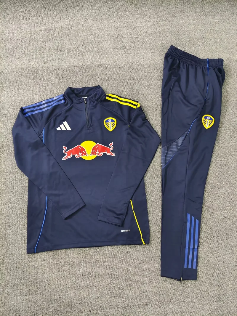 2025/2026 Leeds United Half-Pull Training Wear Football Shirt