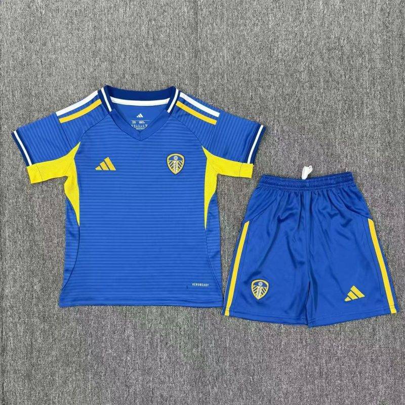 2025/2026 Leeds United Away Football Shirt Kids Size 1:1 Thai Quality