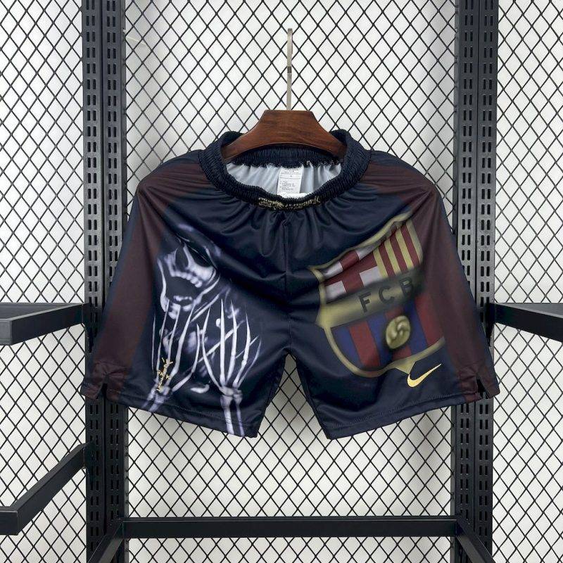2000/2001 Barcelona co-branded shorts 1:1 Thai Quality