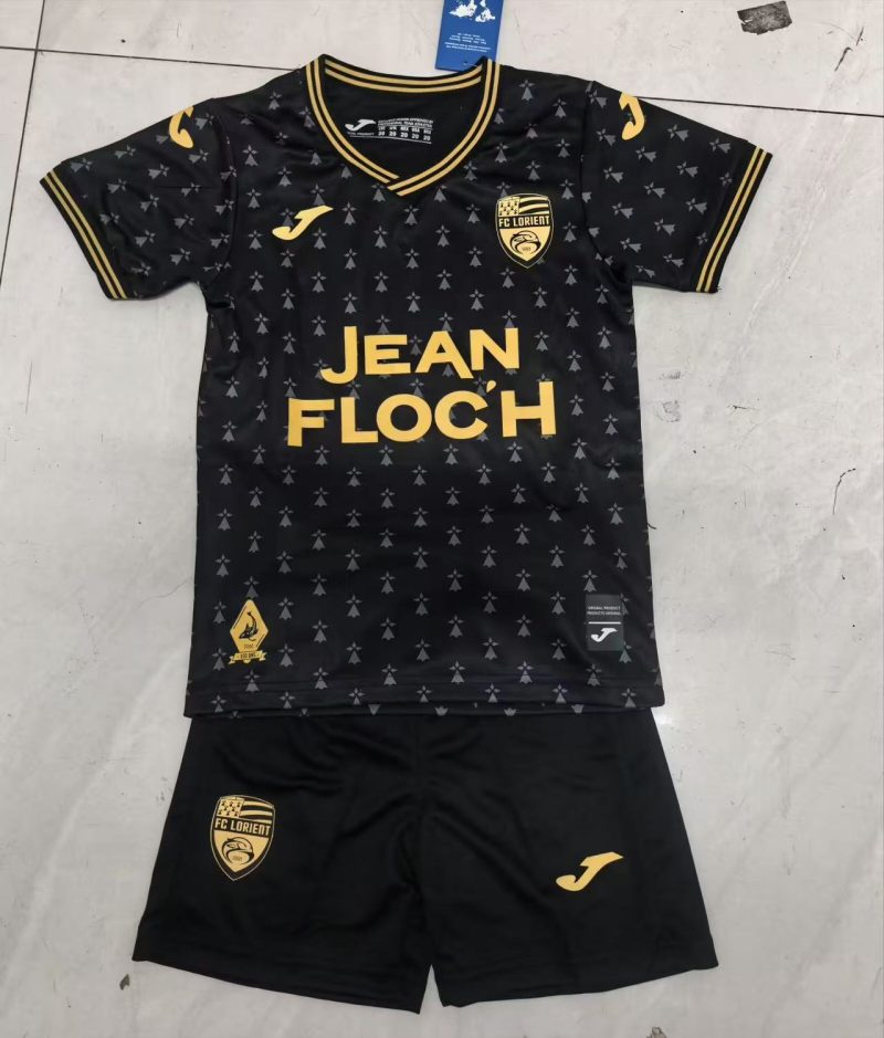 25/26 FC Lorient Third Football Shirt Kids Size 1:1 Thai Quality