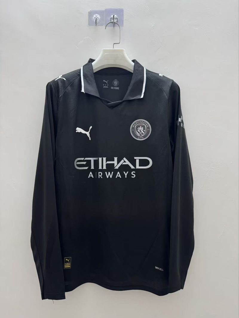 3a3bee6202a16001caed5b112bc1d92c 2025/2026 Manchester City Away Long sleeves Football Shirt 1:1 Thai Quality
