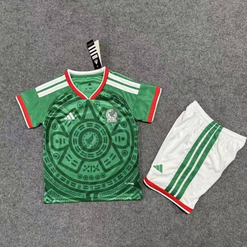 3dc754466f7457e8867f595032810db4 2026 Mexico Home Football Kids Size 1:1 Thai Quality