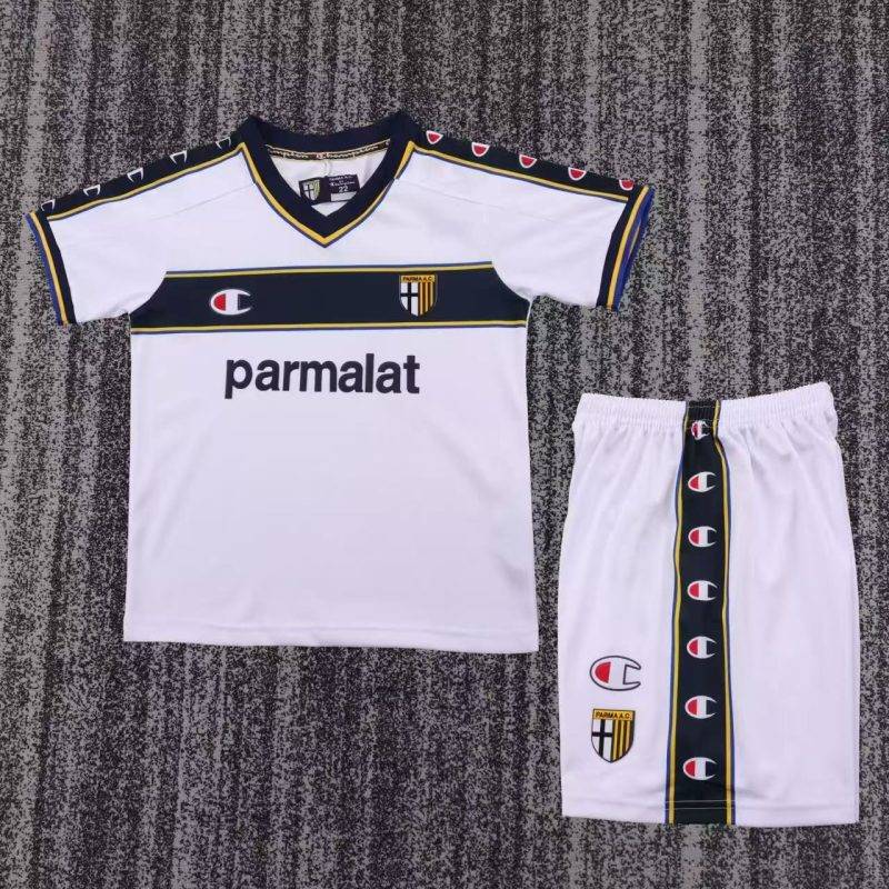2002/03 Parma Away  Football Shirt Kids Size 1:1 Thai Quality