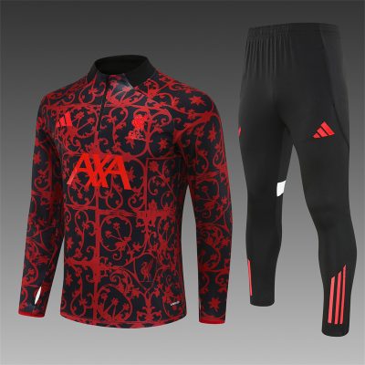 2025/2026 Liverpool Half-Pull Training Suit Football Shirt 1:1 Thai Quality Set