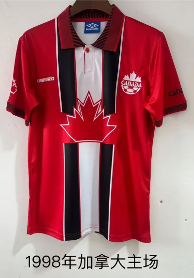 1998 Retro Canada Home Football Shirt 1:1 Thai Quality