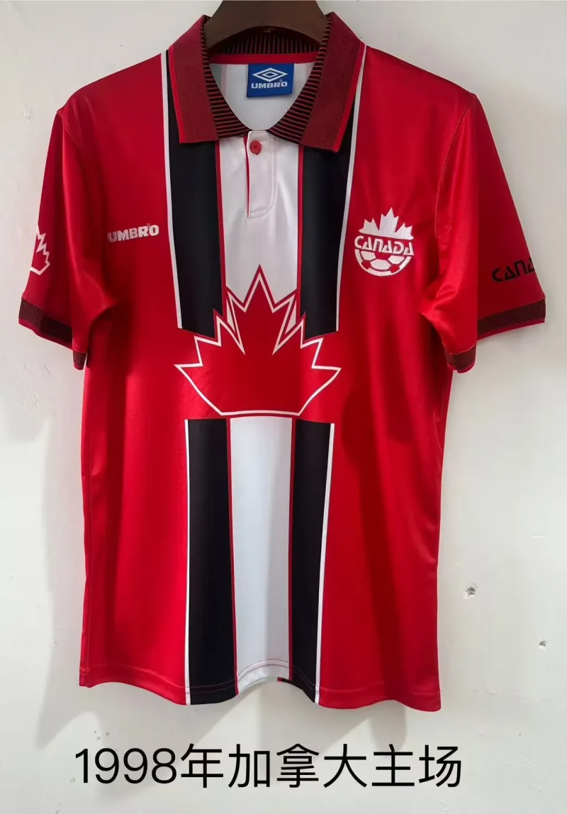 1998 Retro Canada Home Football Shirt 1:1 Thai Quality