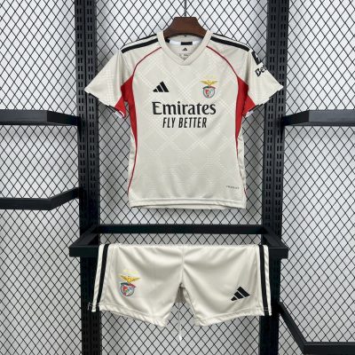 2025/2026 Benfica Away Football Shirt Kids Size 1:1 Thai Quality