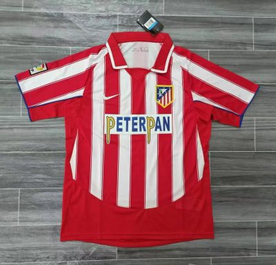 2003/2004 Atletico Madrid Home Football Shirt 1:1 Thai Quality
