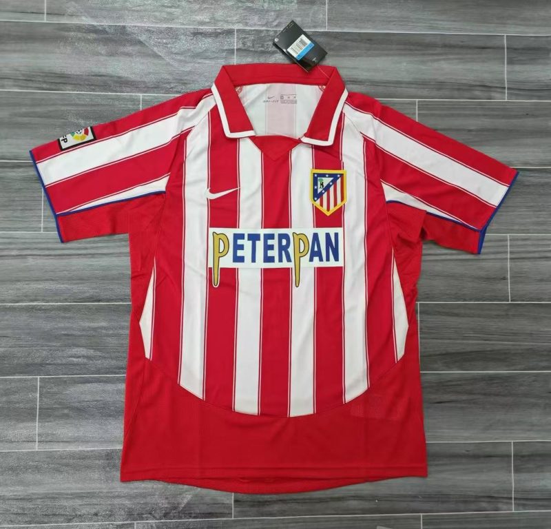 44cb9149a64343b096d0de83462916e5 2003/2004 Atletico Madrid Home Football Shirt 1:1 Thai Quality