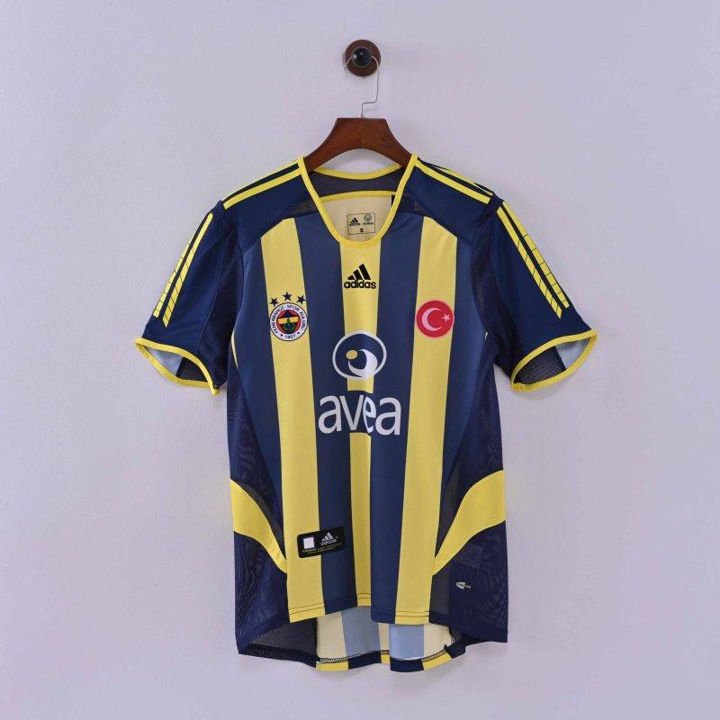 2005/2006 Retro Fenerbahce Home Football Shirt 1:1 Thai Quality