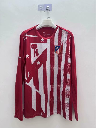 2025/2026 Atletico Madrid Training Suit Long Sleeves Football Shirt 1:1 Thai Quality