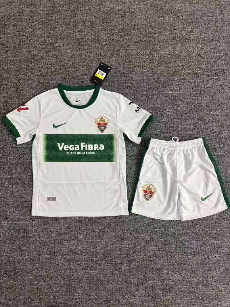 4d32b40b93c931f29486f6b4961664a2 2025/2026 Elche Home Football Kids 1:1 Thai Quality