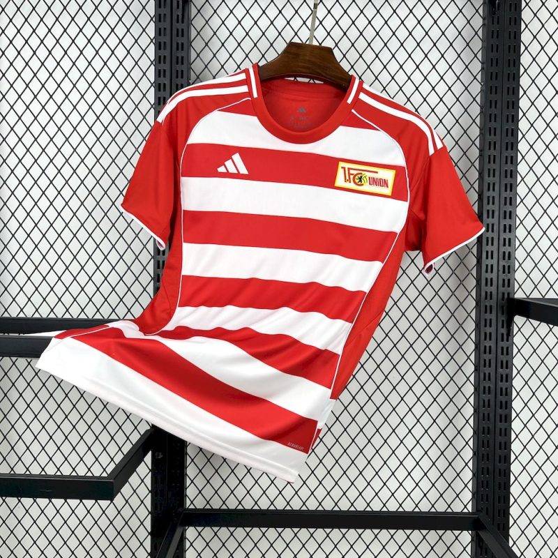 4deec291454a7009566383cf1ca40442 2025/2026 Union Berlin Home Football Shirt 1:1 Thai Quality