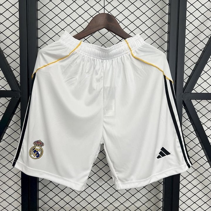 52b7598ec5f1f776321c48f824310394 2025/2026 Real Madrid Home Shorts 1:1 Thai Quality