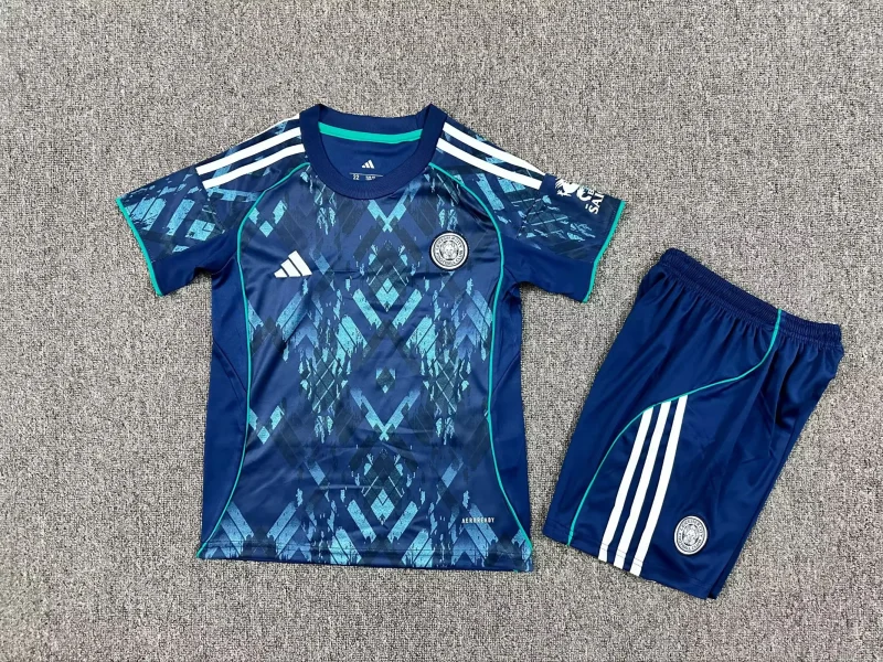 2025/2026 Leicester City Away Football Shirt Kids Size 1:1 Thai Quality