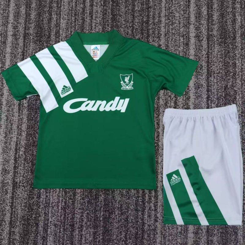 59dd1f7657ce3189cb9e267e51c94eae 1991/92 Liverpool Away Football Shirt Kids Size 1:1 Thai Quality