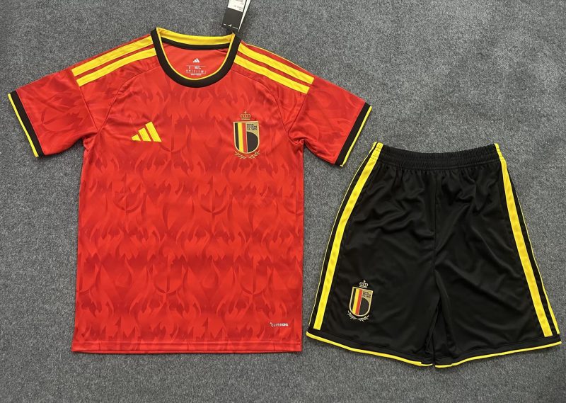 2026 Belgium Home Football Shirt Kids Size 1:1 Thai Quality