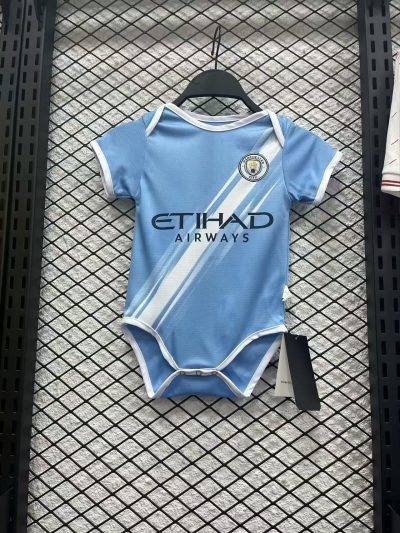 2025/2026 Manchester City Home Football Shirt Baby Size 1:1 Thai Quality