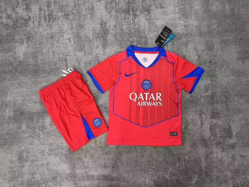 658f130c2bc5555a29a1ccf88d4eab77 2025/2026 Paris Saint-Germain Third Away Football Shirt Kids Size 1:1 Thai Quality