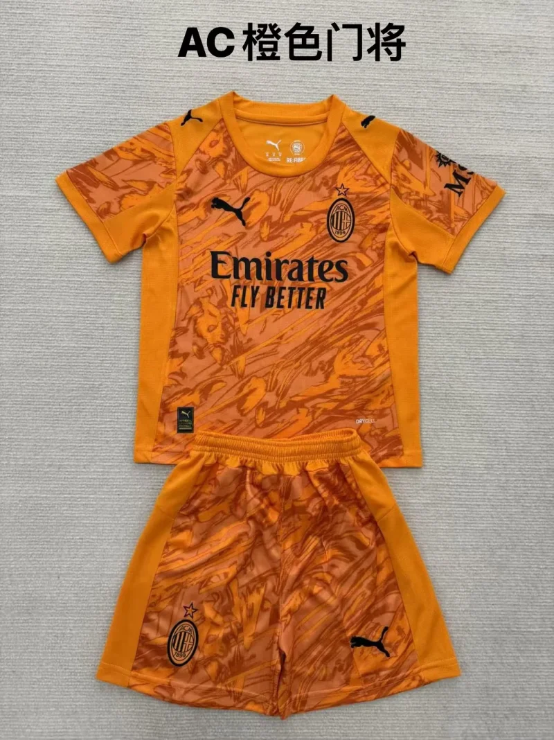 2025/2026 AC Milan Goalkeeper Football Shirt Kids Size 1:1 Thai Quality
