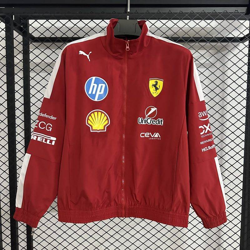 6e4543b9a7cae38f2295873ee2a5c20a 2025/2026 Ferrari Windbreaker Football Shirt