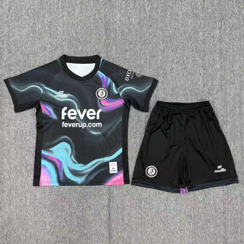 71afd8575518acae80381a2cb442a53f 2025/2026 Bristol City Third Football Shirt Kids Size 1:1 Thai
