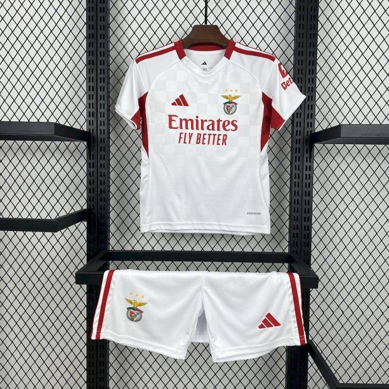 7e60eb1732140a8d746a2e57a4885d82 2025/2026 Benfica Third Away Football Shirt Kids Size 1:1 Thai Quality