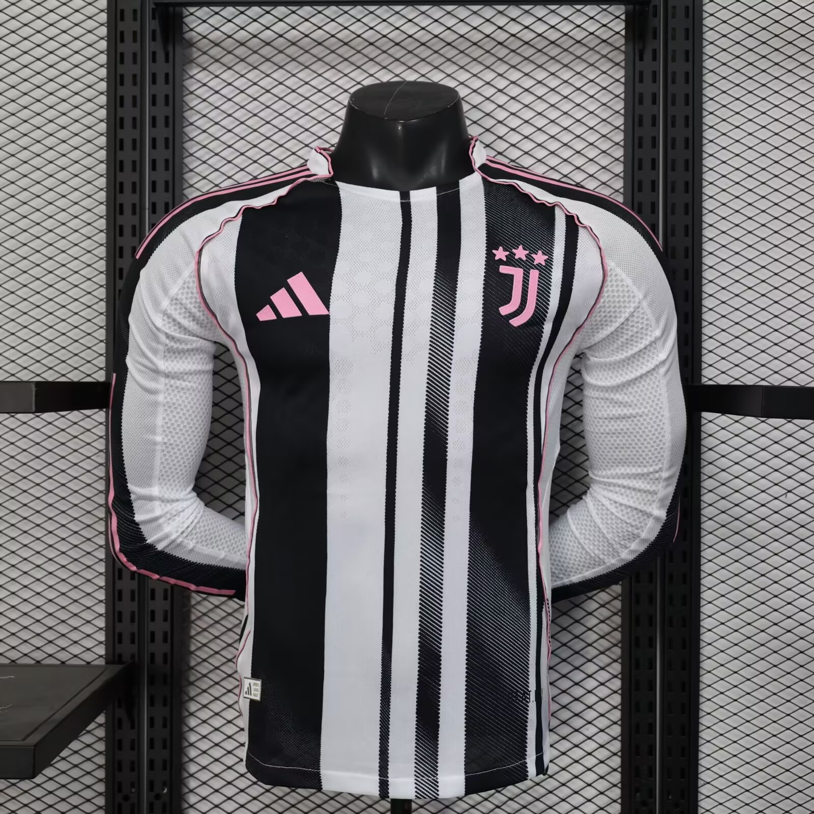 2025/2026 Player Version Long Sleeve Juventus Home Football Shirt 1:1 Thai Quality