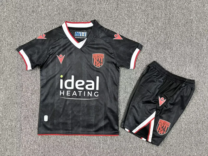 2025/2026 West Bromwich Albion Third Away Football Shirt Kids Size 1:1 Thai Quality