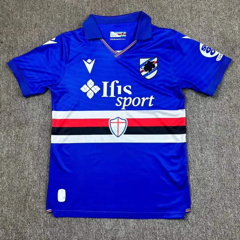 88e969181d7d124d7145c6823ad167e6 2025/2026 Sampdoria Home Football Shirt 1:1 Thai Quality