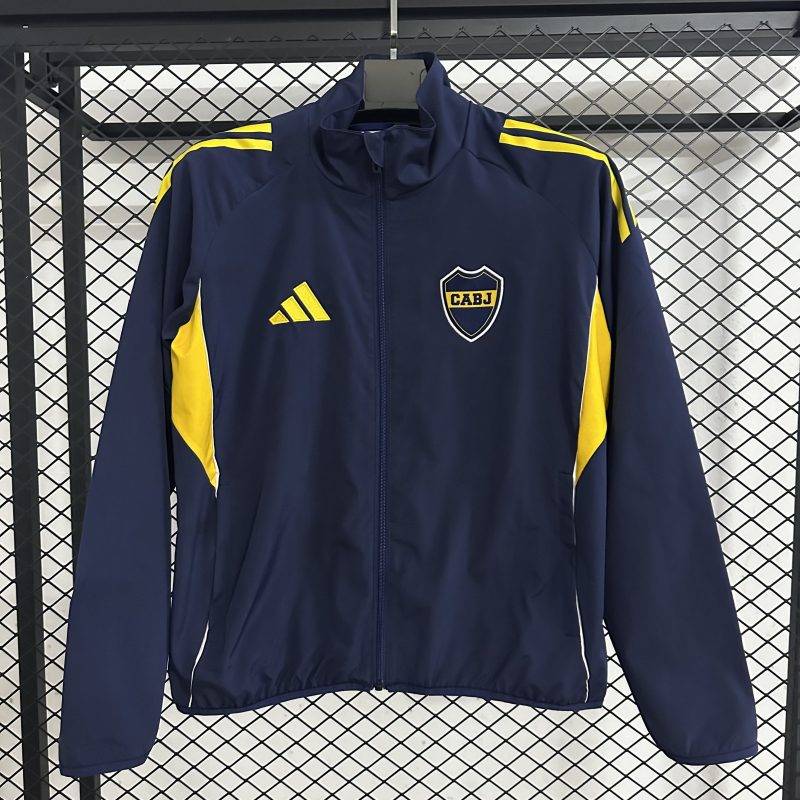 89b9fce6a7b04502d01bc384c4090f16 2025/2026 Boca Juniors Windbreaker Football Shirt