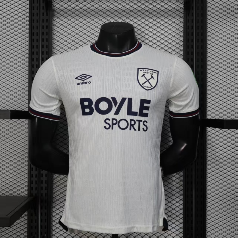 8dbe445cc8bb89fee411f18a895d2e7b 2025/2026 Player Version West Ham United Away Football Shirt 1:1 Thai Quality