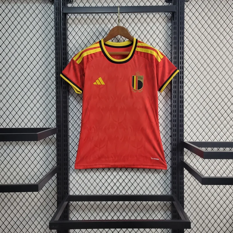 2026 Women Belgium Home Football Shirt 1:1 Thai Quality