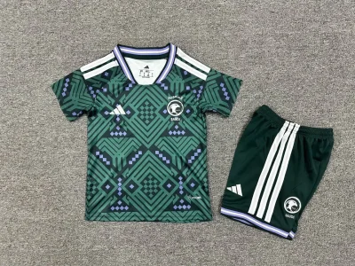 2026 Saudi Arabia Home Football Shirt Kids Size 1:1 Thai Quality