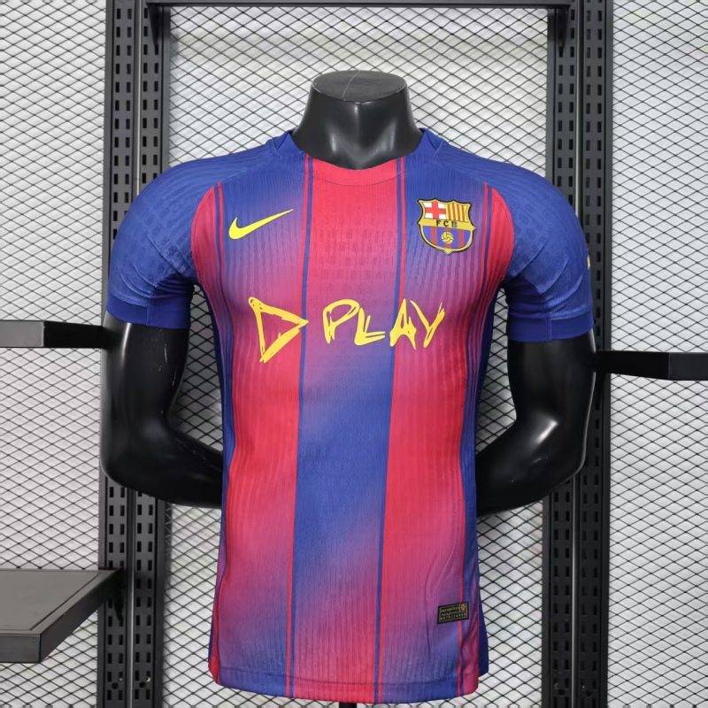 9c23ca66c25a90a4b6cbef70ef6fabcc 2025/2026 Player Version Barcelona Joint Edition Football Shirt 1:1 Thai Quality