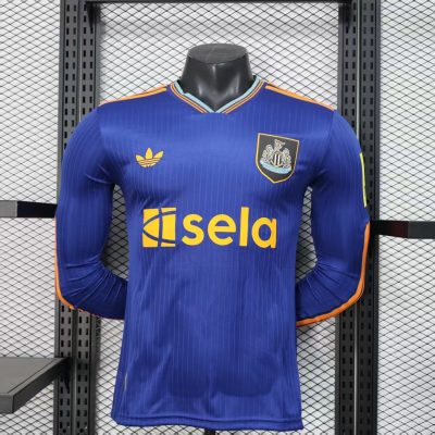 2025/2026 Long Sleeve Player Version Newcastle United Home Football Shirt 1:1 Thai Quality